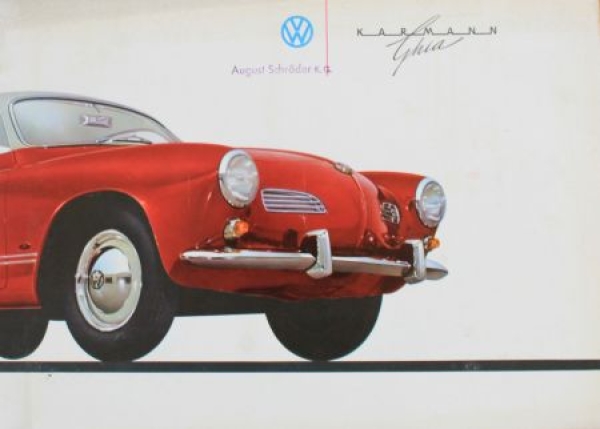 Volkswagen Karmann-Ghia Modelprogram 1959 Carbrochure (1379)